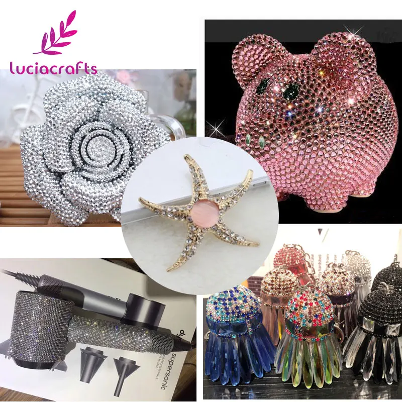 Lucia crafts, 500 шт./лот, стеклянные изумрудные Стразы с плоским основанием, стразы разных размеров, сделай сам, сумка/одежда/обувь G0103