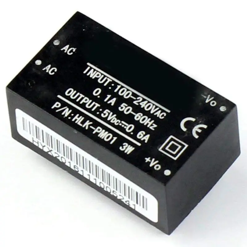 HLK-PM01 ac-dc 220 В до 5 В понижающий модуль питания Интеллектуальный бытовой выключатель модуль питания (2 шт)