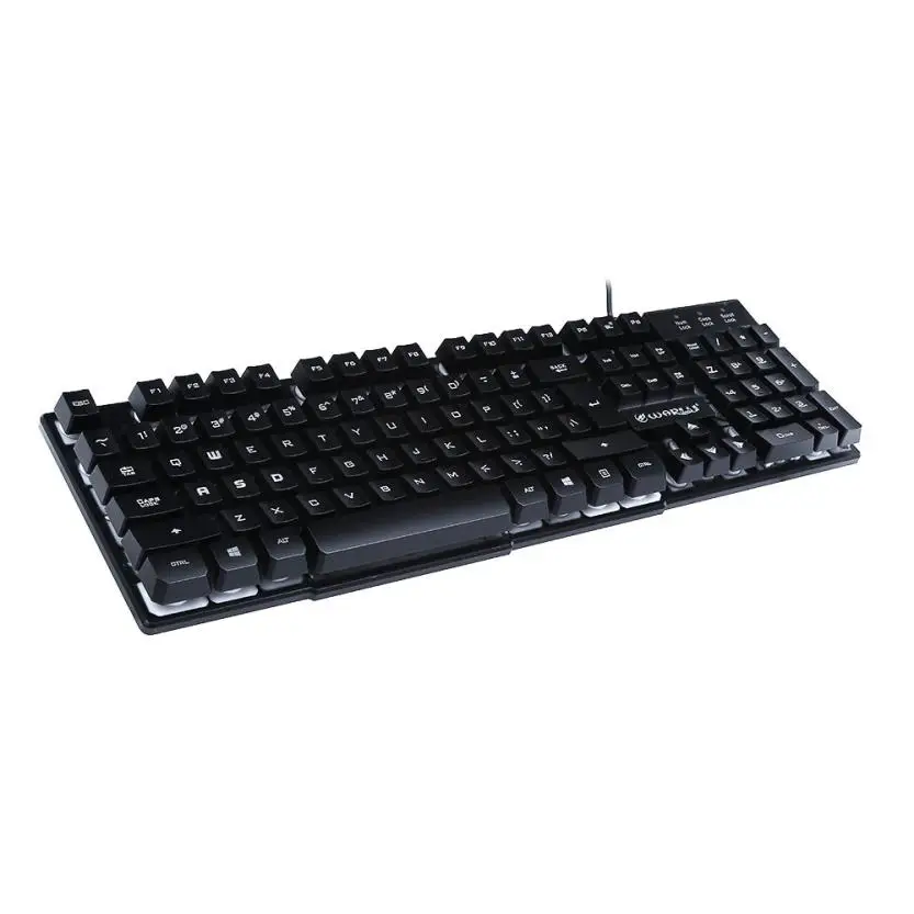 

Good Sale Mechanical and Ergonomics Keyboard K1 USB Wired Illuminated Colorful LED Backlight Multimedia Gaming Keyboard Sep 29