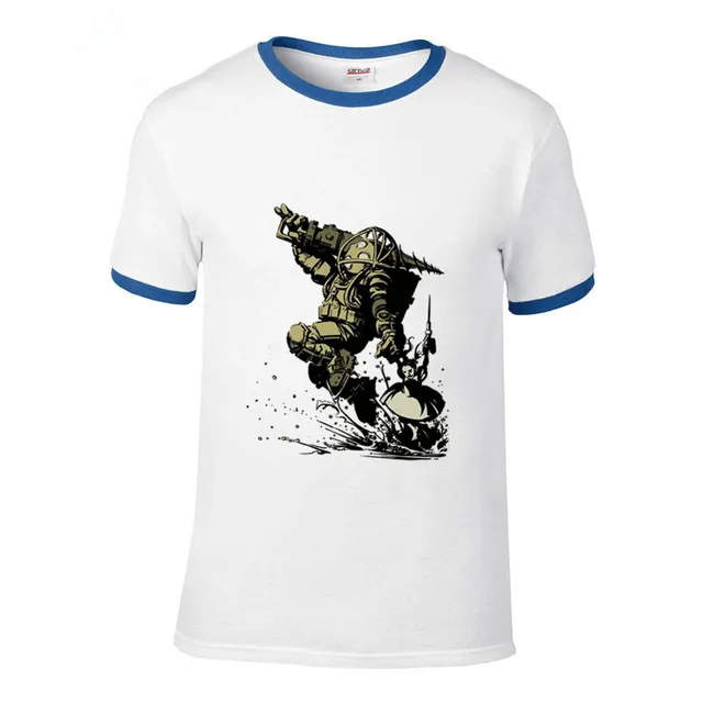 2018 bioshock mens sleeves t shirt bioshock print hollister homens