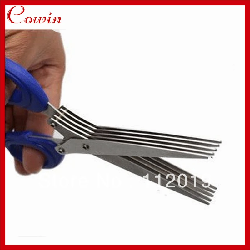 Buy Free shipping 5 Blade Stainless Steel Herb