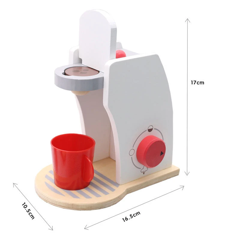 Детская деревянная притворяться игровой набор моделирование тостеры хлебопечки кофе блендер набор для выпечки Игра Головоломка смеситель Кухня ролевая игрушка