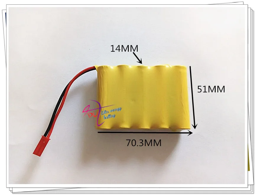 Литровый аккумулятор Ni cd Aa 6v 900mah аккумуляторная батарея для игрушечной модели
