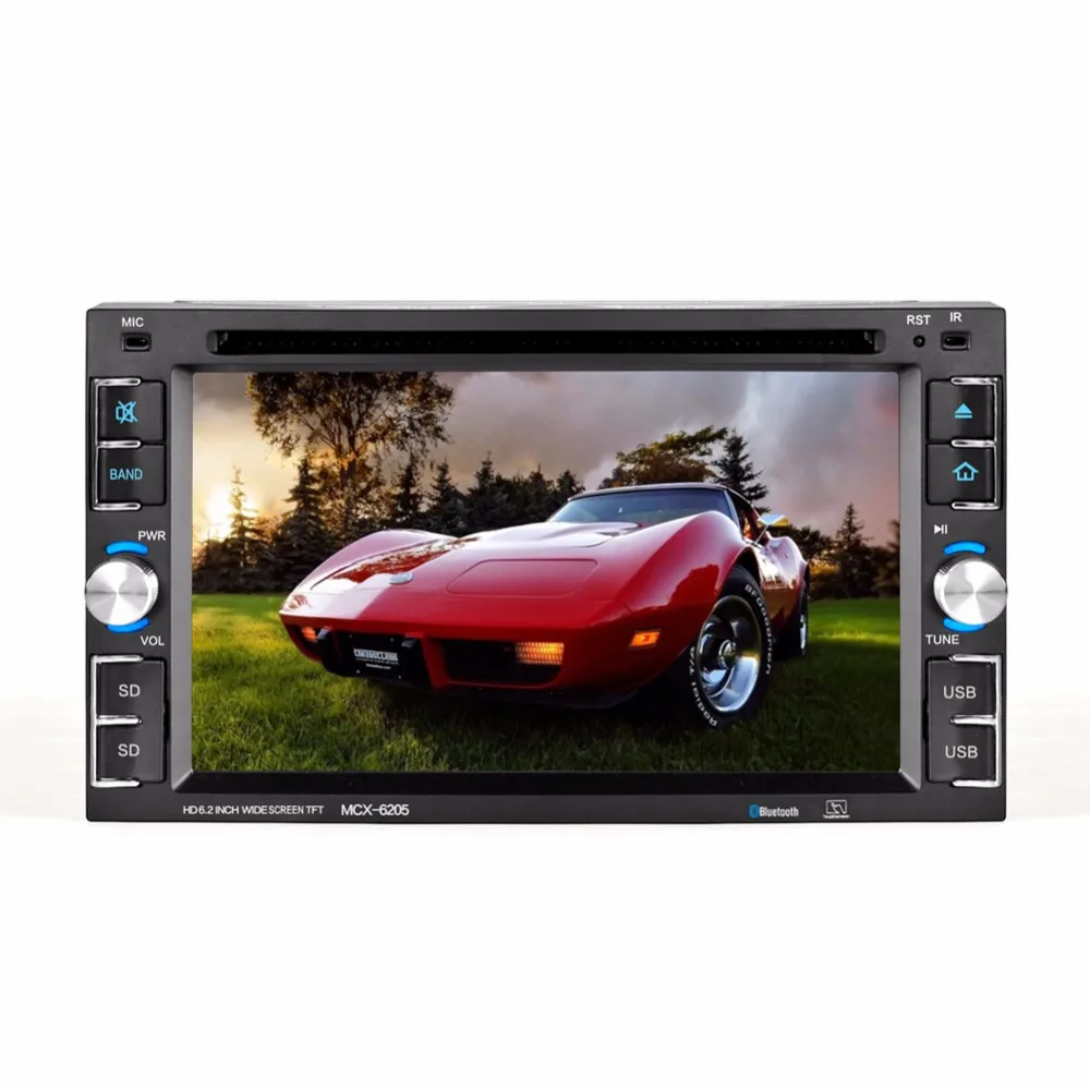 Excellent car stereo Car MP5 Player 6.2 inch HD Touch Screen AM FM Radio Bluetooth USB Mirror Link function Auto Multimedia Player 1