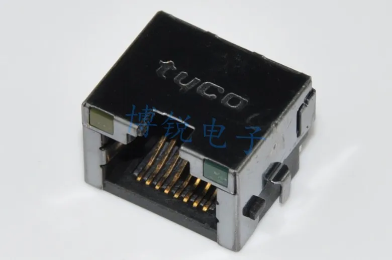 

TYCO AMP RJ45 network interface connector socket 8P8C Notebook Network Model: 1566579-1