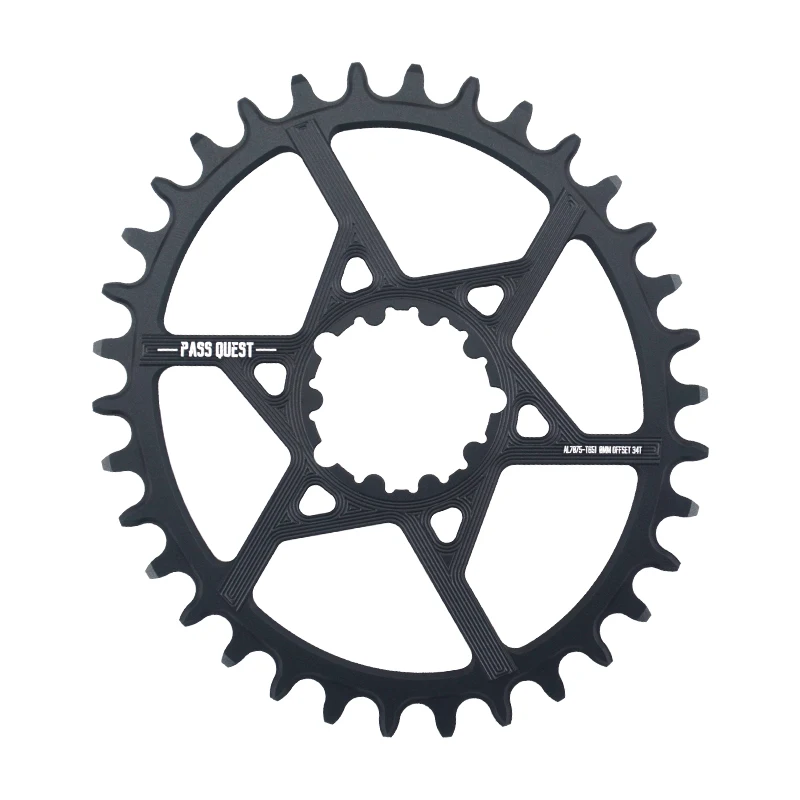 

PASS QUEST SRAM gx xx1 eagle GXP MTB Oval Narrow Wide Chainring 32T-40T Bike Bicycle Chainwheel/Chain Wheel 0mm Offset Crankset