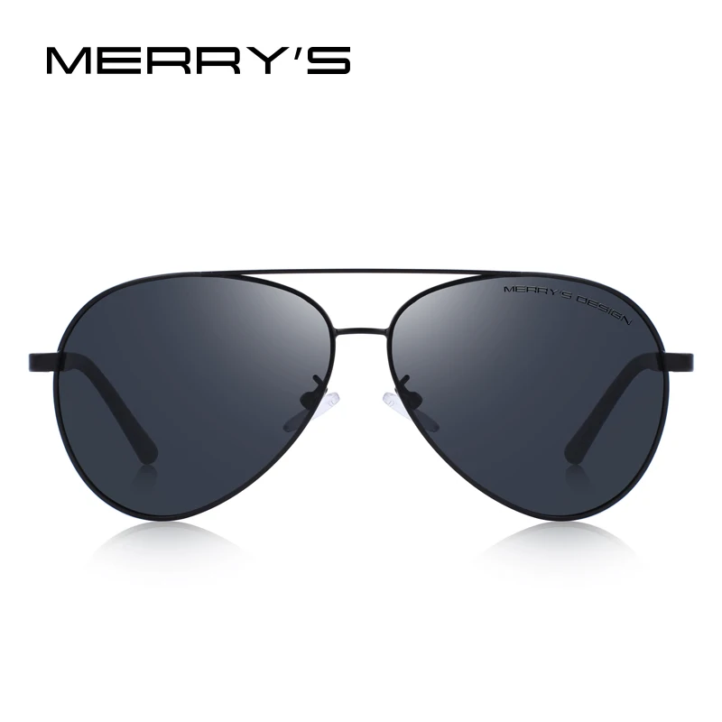 MERRYS дизайн для мужчин Классический пилот поляризованные солнцезащитные очки для женщин алюминий магния ноги UV400 защиты S8158
