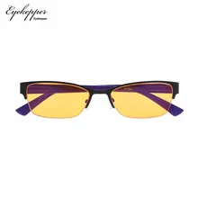 LX17006 eyepepper компьютерные очки для чтения с оптическим half-обод Frame-UV400, 96.9% синий светильник блокировки лучше спать считыватели