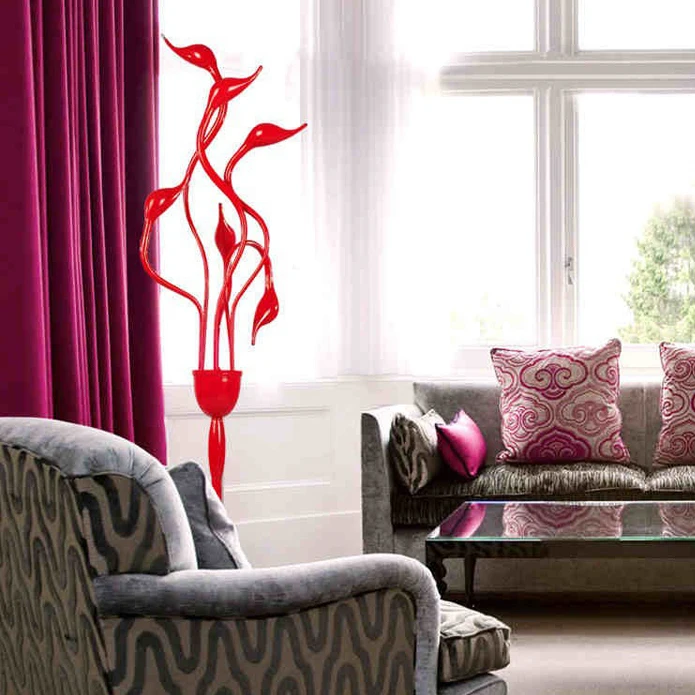 Meta Swan Floor Lamp in Metal by Italy Fabio Fornasier 6 G4 LED Bulbs Light Home Standing Lighting Fixture