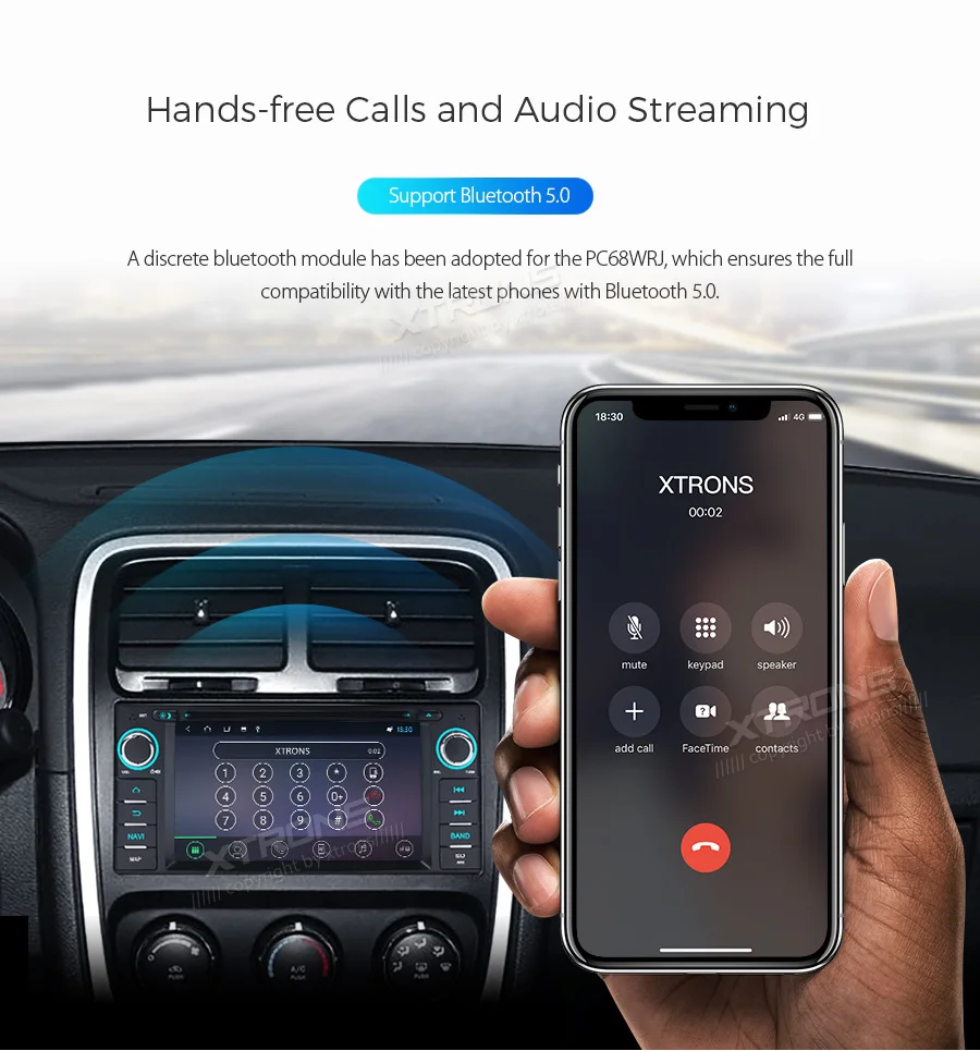 Perfect XTRONS 6.2" Android 8.1 Car Radio DVD Player RCA GPS Navigation for JEEP Commander Grand Cherokee DODGE Caliber Chrysler 14