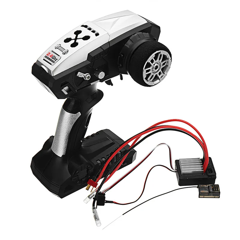 

HG-TX2 Transmitter Remote Controller With HG-RX2 Receiver With HG-ESC1 Brush ESC For 3CH HG RC Car Model P401 P402 P601 Parts