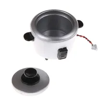 Кукольный дом кухонная сцена реквизит для игры Металлическая рисоварка карманная модель 1:12 весы кукольный домик Миниатюрные аксессуары