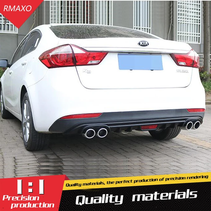 

For Forte K3 ABS Rear Bumper Diffuser Bumpers Protector For 2016-2018 Kia Forte K3 Body kit bumper rear lip rear spoiler