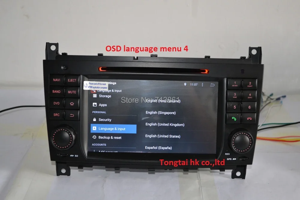 Flash Deal 7" Android 7.1 for mercedes w203,clk w209 2din car dvd,gps navigation 3G,Wifi,radio,bluetooth,Steering wheel Canbus Free 8g map 14