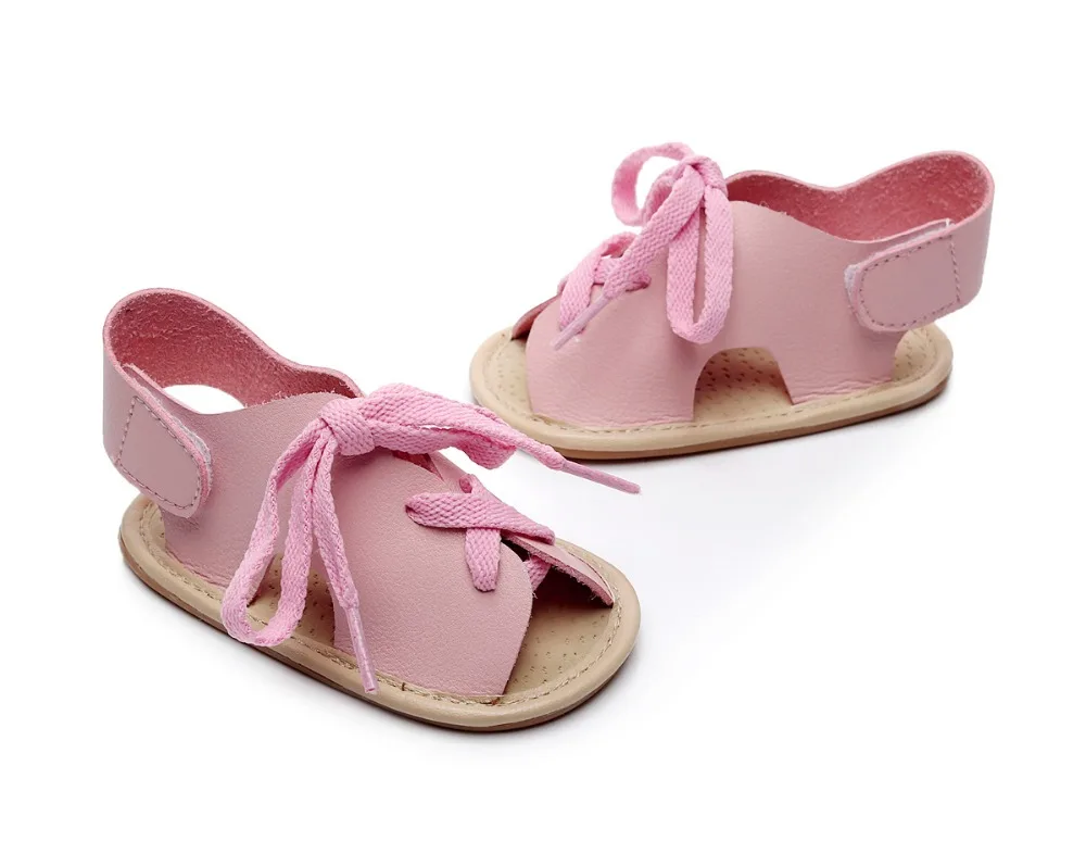 Сандалии для девочек детская обувь для новорожденных из искусственной кожи для маленьких девочек и мальчиков сандалии модные домашние