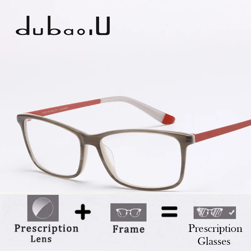 Acetate Prescription Glasses Women Brand Designer Fashion Simple Optical Computer Myopia Transparent Eyewear 581017 |
