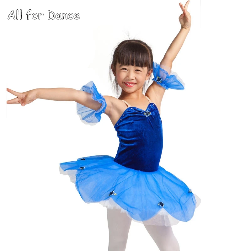 

15306 Girls Royal Blue Ballerina Ballet Dance Performance Dance Wear Stage Ballet Tutus Kids Costume