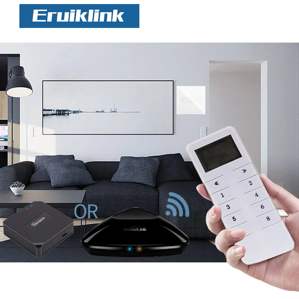 Eruiklink настенный выключатель света аксессуары Пульт дистанционного управления