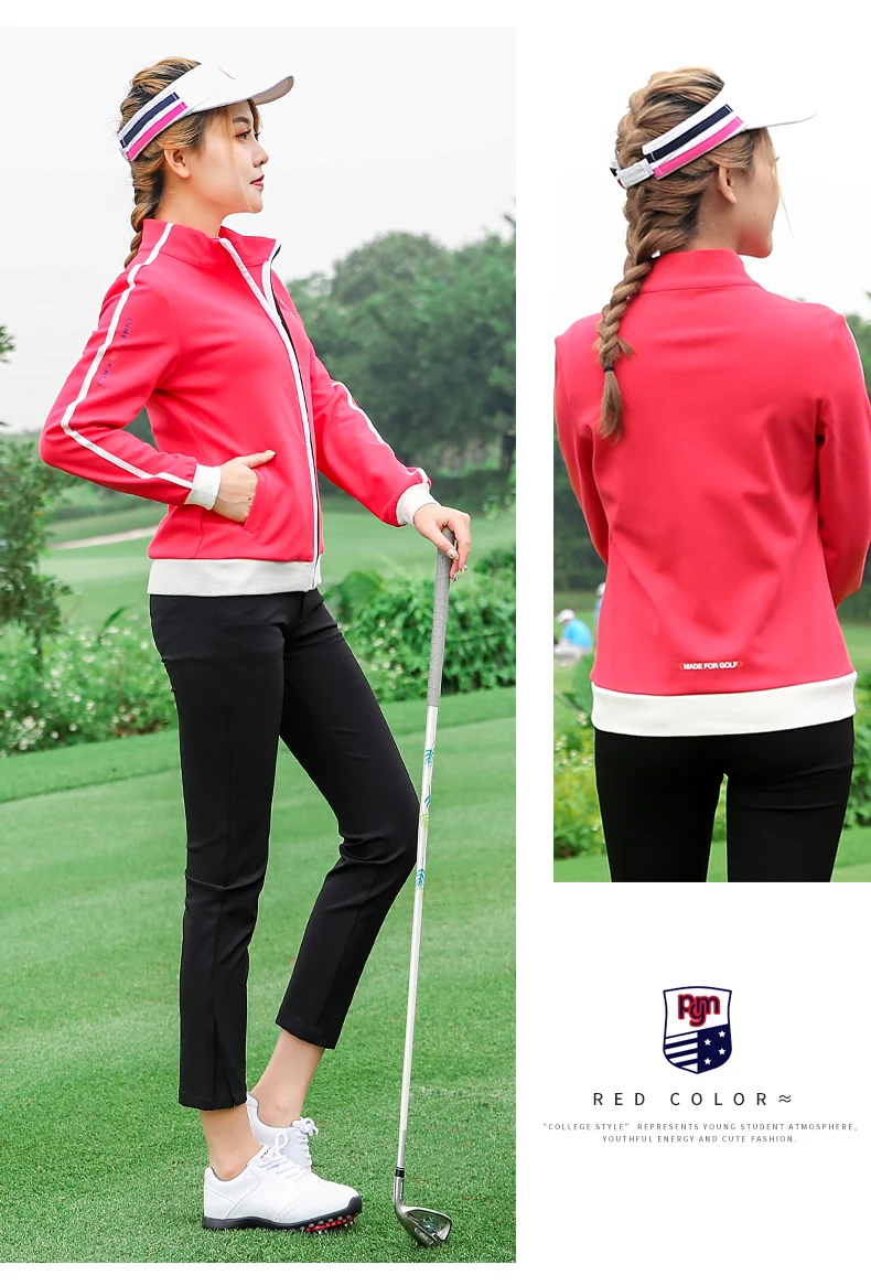 Новинка! PGM одежда для гольфа, Женская куртка, осенняя и зимняя одежда, спортивный плащ, легкая ветровка