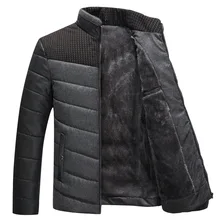 Новое поступление модная мужская куртка зимняя мужская бархатной подкладке одежда пальто мужской утолщенной повседневные мужские Размер L, XL 2XL 3XL 4XL
