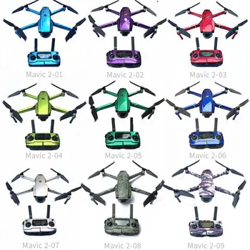 

1set Fluorescence Remote Control Body Arm Full Set stickers Waterproof Cool Sticker for DJI Mavic 2 Pro/Zoom Drone Accessories