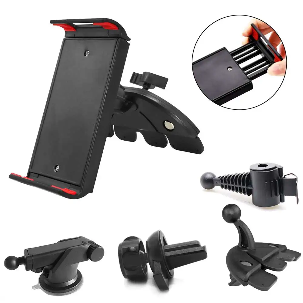 

Free Collocation Universal Phone Tablet Stand 7 8 9 10 11 Inch Car Back Seat CD Slot Air Outlet Desktop Bracket Holder Mount