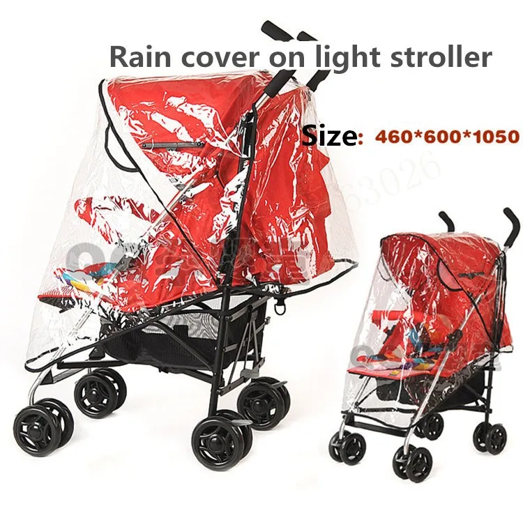 baby stroller accessories raincover waterproof  cover for pram rainshade umbrella dustproof Non-toxic Tasteless PU Baby Strollers best of sale