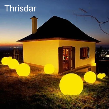 

Rechargeable Remote Control RGB Colorful LED Floating Ball illuminated swimming pool ball light IP68 Outdoor Garden Light
