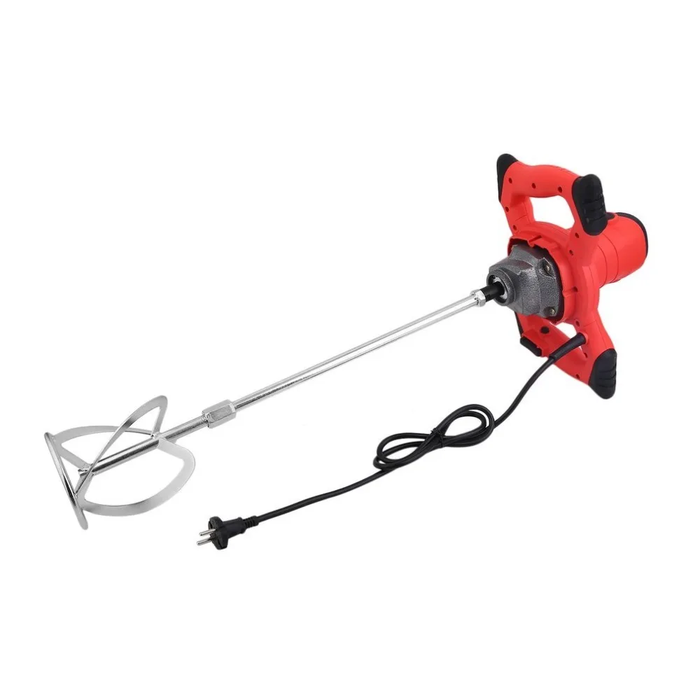 

1800W Genuine Industrial Electrical Mixer Paint Mixer EU Plug Cement Stirrer Motor Putty Powder Speed Machine Mixer
