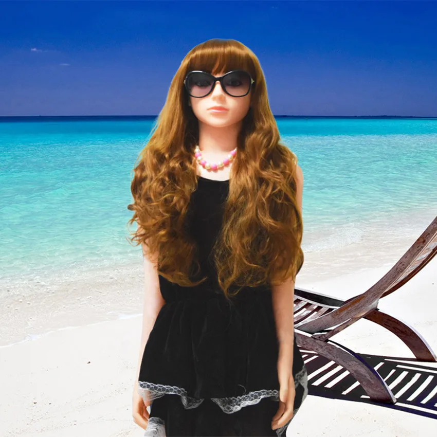 Fashion girl seamless integration lifelike silicone font b sex b font font b doll b font
