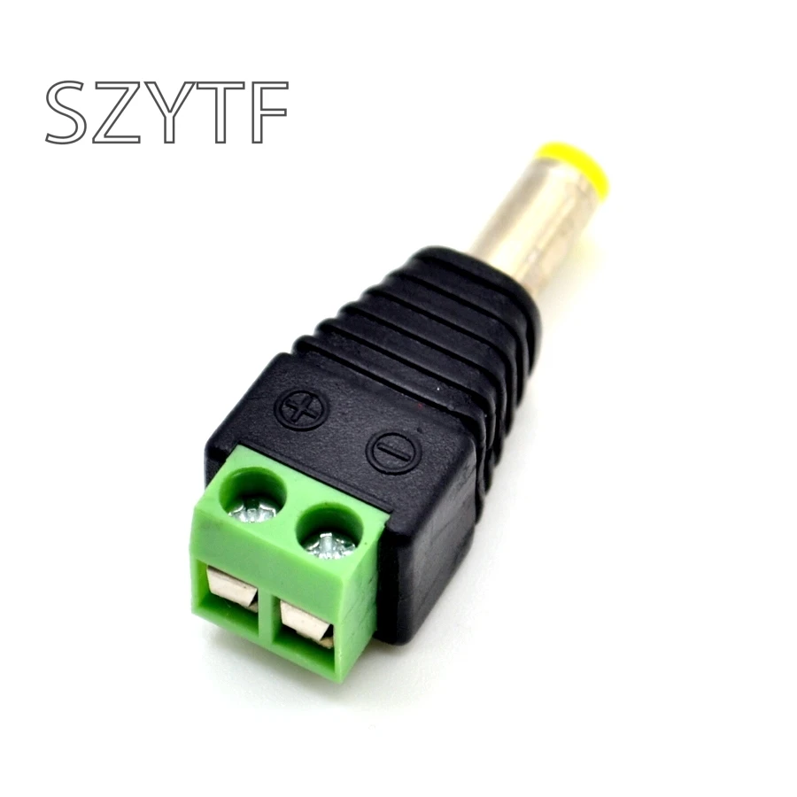 Мужской Женский 2 1x5 5 мм DC разъем питания Jack адаптер провода Разъем для CCTV|connector