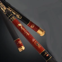 ANZHENJI 60T высокоуглеродистая удочка, супер светильник, крепкая 3,6 м-7,2 м 28 удочка