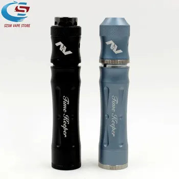 

Electronic cigarette Timekeepr mechanical mod kit 24mm diameter 510 thread 18650 Battery Mech mod with RDA atomizer vape kit