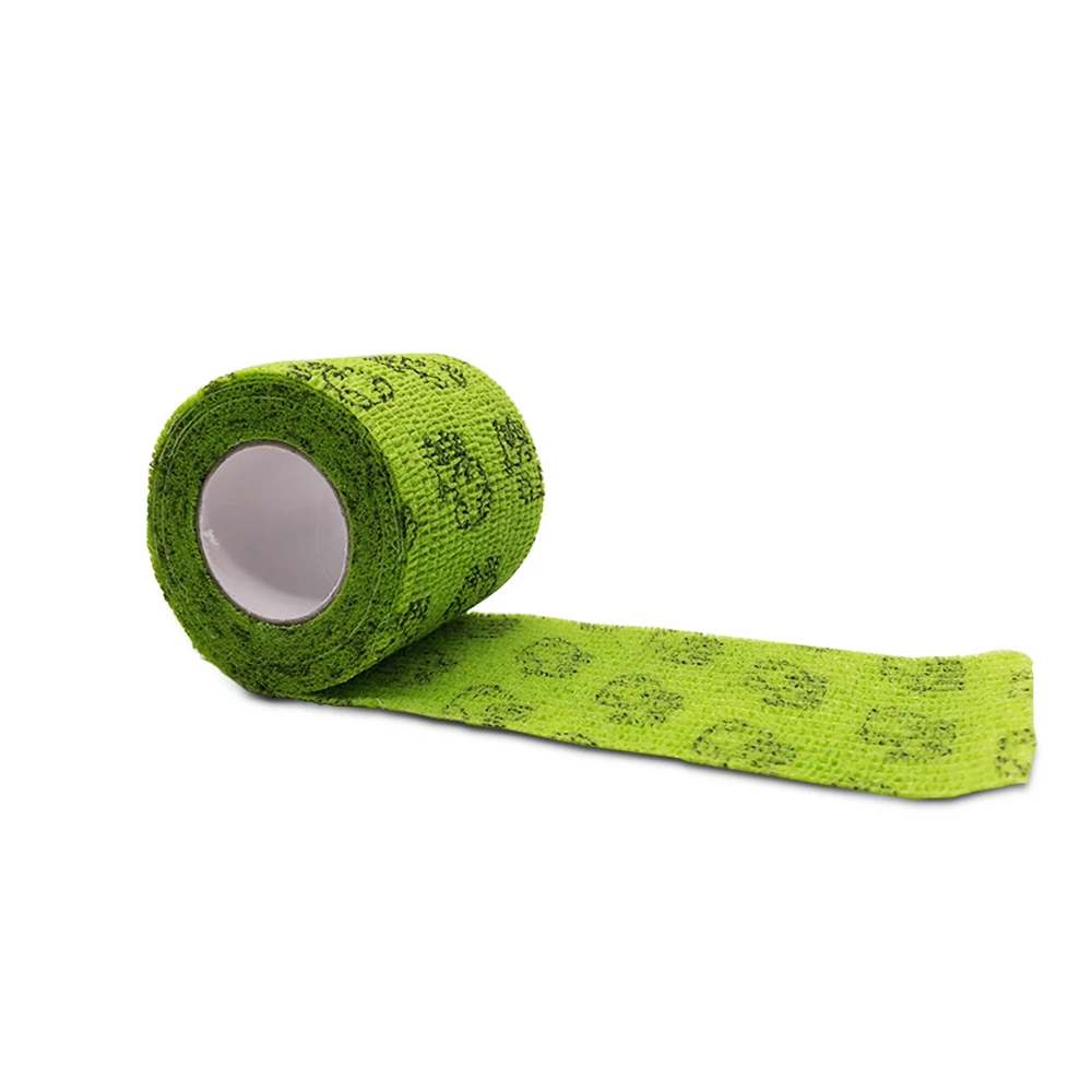 5 см* 4,5 м уход за мышцами Фитнес Спорт самоклеящийся эластичный бинт водонепроницаемый Марля бандажная лента эластичная клейкая лента для первой помощи S - Цвет: 1 roll green dog