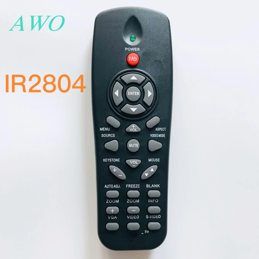 New IR2804 Remote For Dell Projectors Control Replaced 1210S 1410X