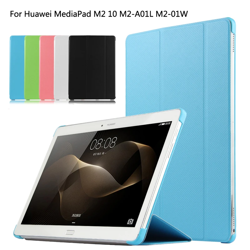 

Luxury Case Cover For Huawei MediaPad M2 10.0 M2-A01W M2-A01L 10.1 Tablet High Quality Ultra Thin Stand Leather Case+Film+Pen