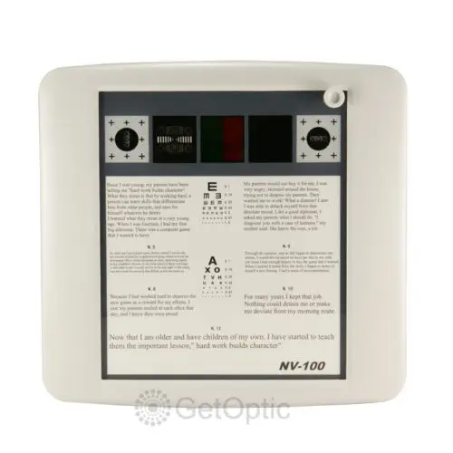 

LOCHOSS Near Vision Tester - Binocular Vision Chart- NVT100 Remote Control Easy Operation