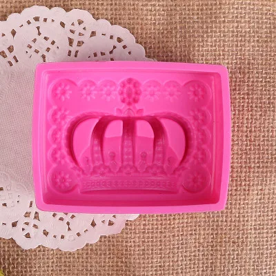Императорская корона, мыло, силиконовая форма ручной работы в форме короны, форма для выпечки помадки, шоколадный торт, украшение, инструмент H526