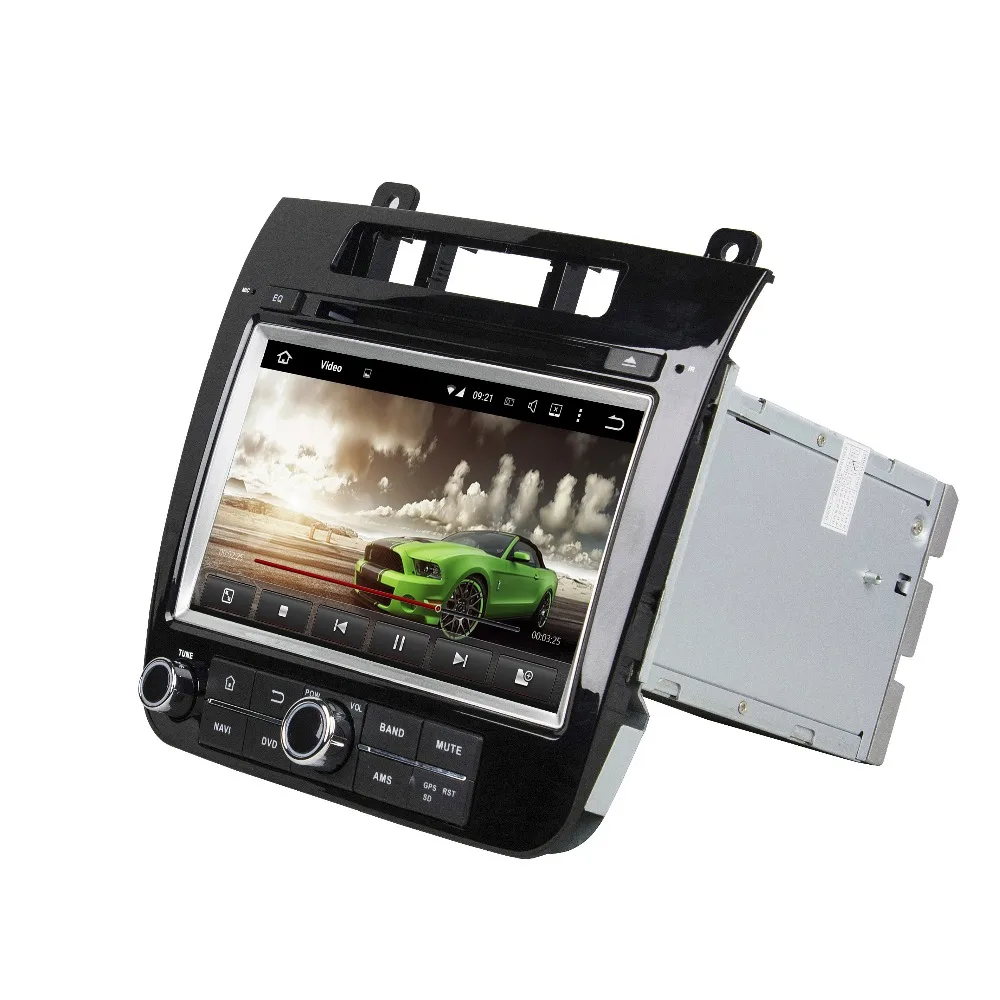 Top KLYDE 2 Din 8" Android 8.1 Car Radio For Volkswagen TOUAREG 2010-2014 Multimedia Player Flansh 16GB Stereo DVD RAM 2GB Car Audio 1