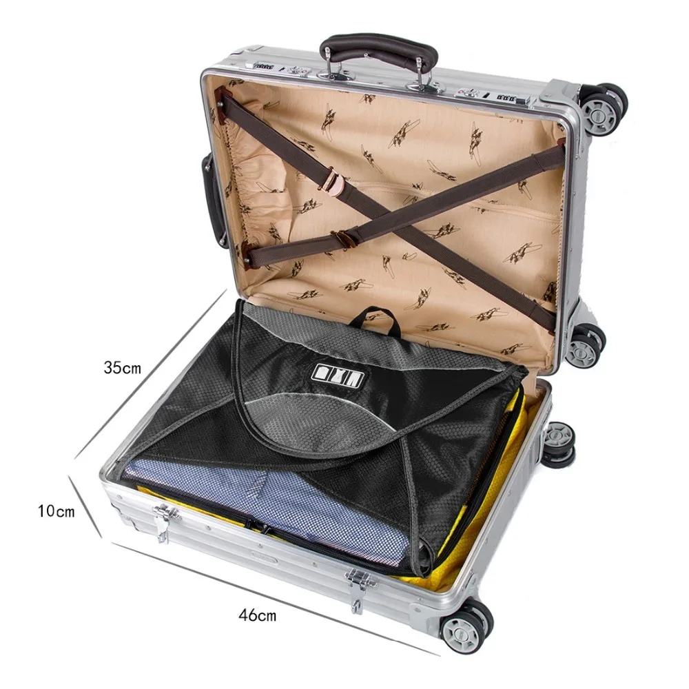 Bolsa de Viagem Bagagem Preto Para Camisas
