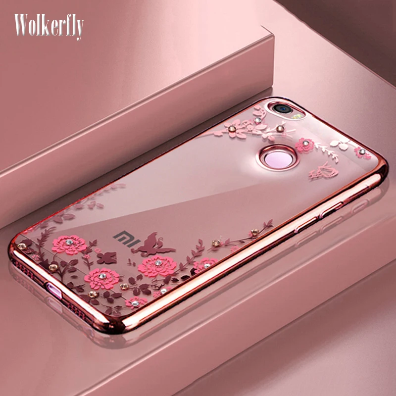 

Silicone Case for Xiaomi Pocophone F1 Mi A2 Lite A1 5X 6X 8 SE On Redmi Note 5 5A Plus Redmi Note 4X 4 6 Pro Redmi 6A S2 Flower