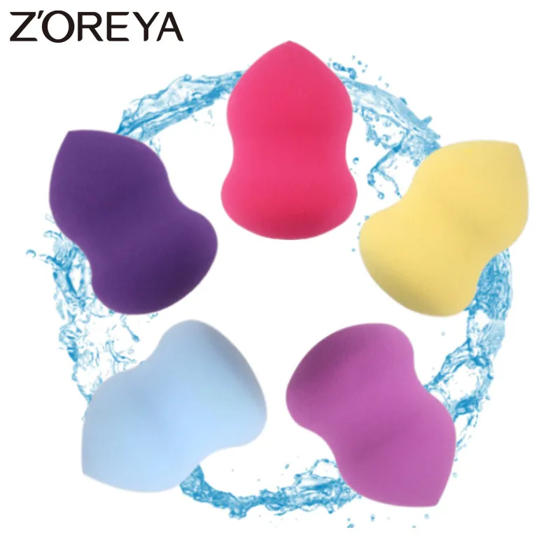 

ZOREYA Brand Gourd Shaped Sponge Cosmetic Puff Colorful Classic Face Makeup Tools For BB Cream Liquid Foundation Powder