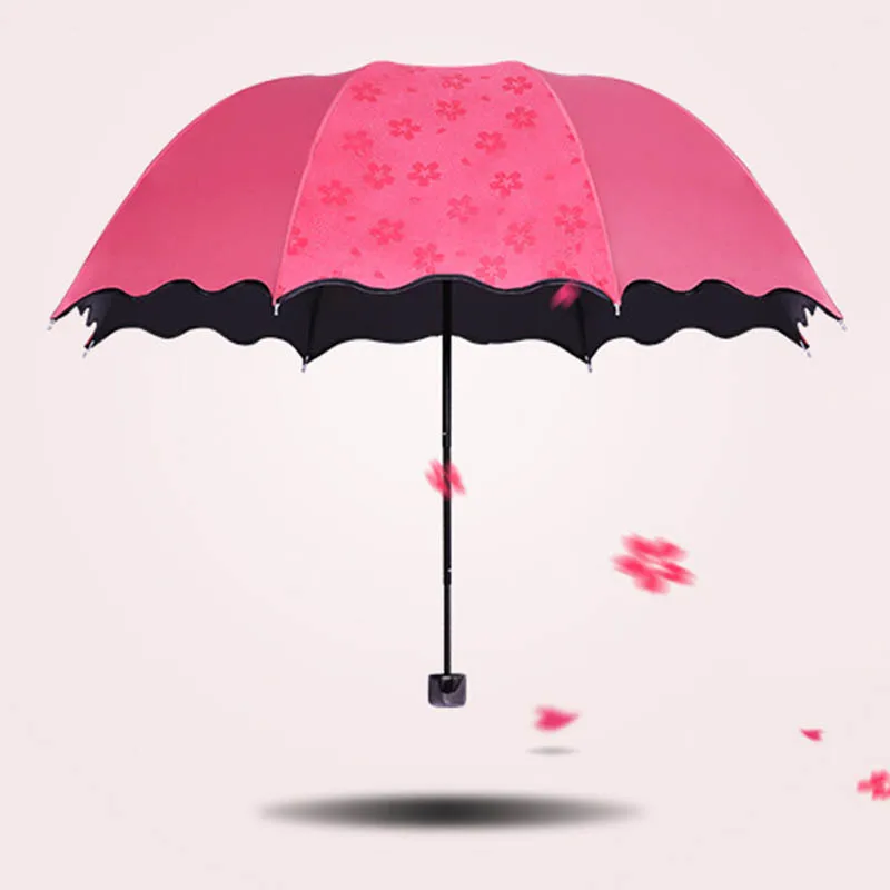 أزياء للطي جميل مظلة ازهر زهرة في المطر المياه يندبروف ظلة ل الرياضة في الهواء الطلق المضادة للأشعة فوق البنفسجية المظلة Hogard AU08