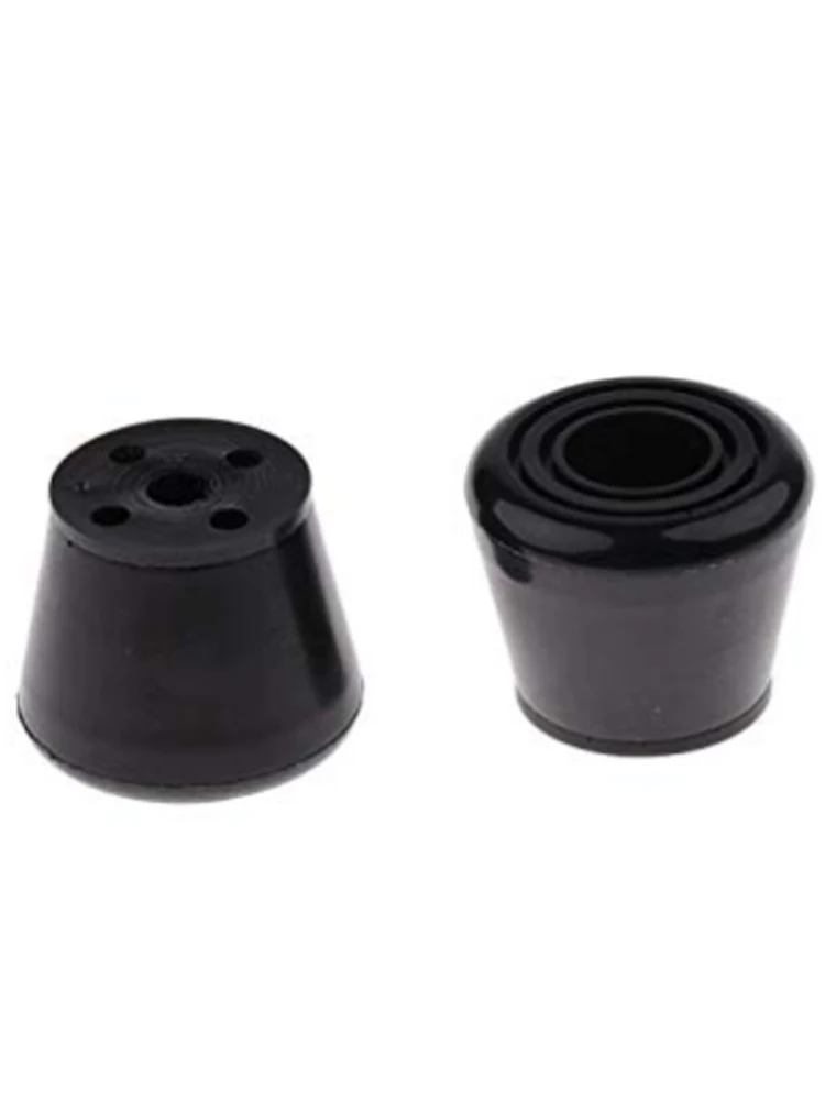 زلاجات دوارة 2 قطعة بولس تو توقف حجم 45 مللي متر * 33 مللي متر البولي يوريثين PU صلابة 85A الأسود