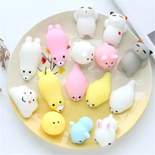 Антистрессовое Мягкое Животное, медленно поднимающееся, мягкое тиснение из полиуретана, мягкий шнурок для мобильного телефона, держатель для телефона