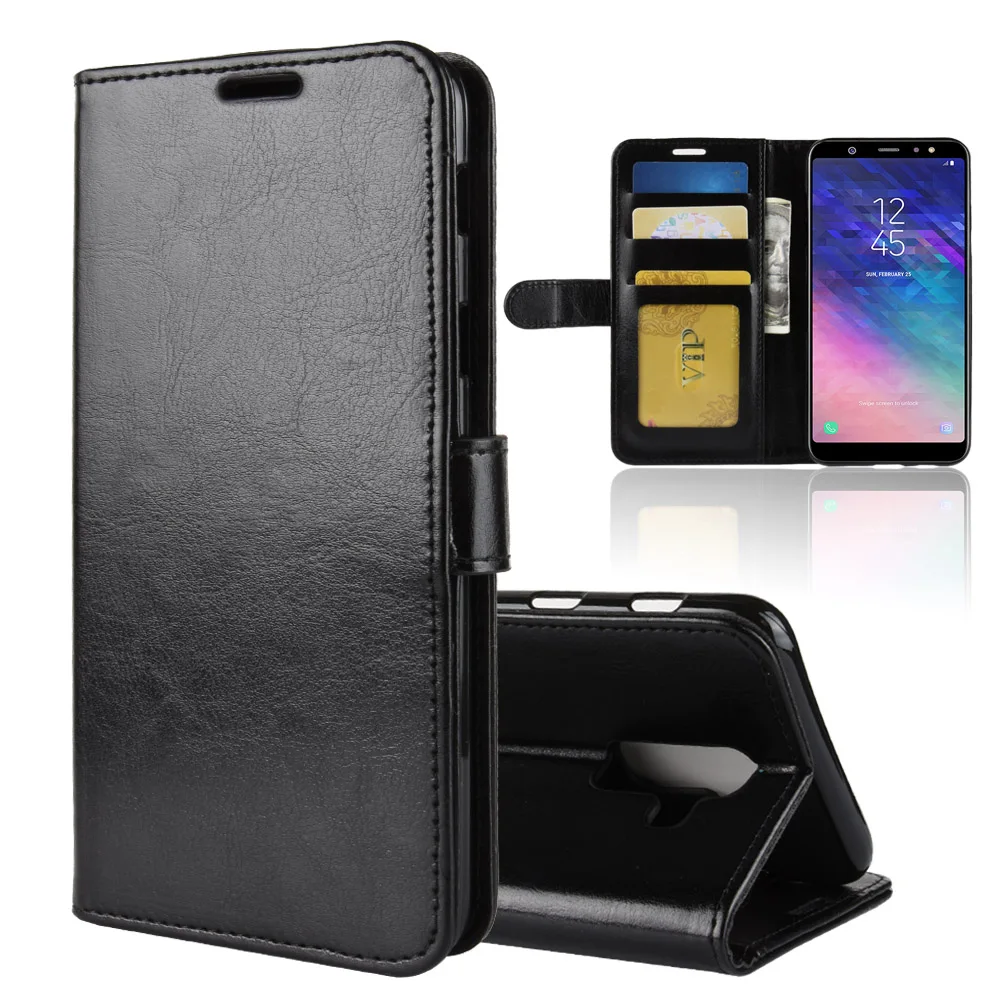 J8+ Case for Samsung Galaxy J8 Plus Cases Wallet Card Stent Book Style Flip Leather Protect Cover black J805 SM J805G J8Plus J8+ Case for Samsung Galaxy J8 Plus Cases Wallet Card Stent Book Style Flip Leather Protect Cover black J805 SM J805G J8Plus