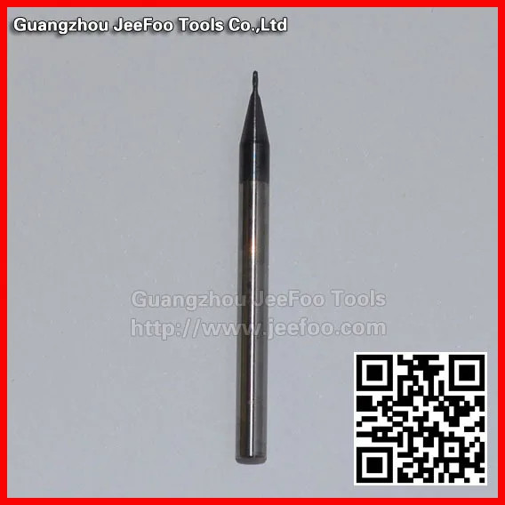 

MC-2F-R0.4*4*50L Two Flutes Metal Cutting Tools, Solid Carbide End Mill Cutters for CNC Engraving Machine