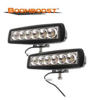

18W Flood For Off road SUV 4WD Car Boat Truck Lamp Driving 6 LED Light 1pcs Spotlight Accessories Universal Car
