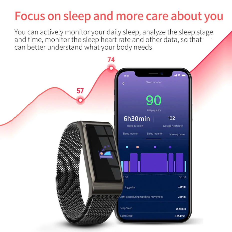 Новый умный Браслет P45 водонепроницаемый Bluetooth фитнес трекер монитор сердечного