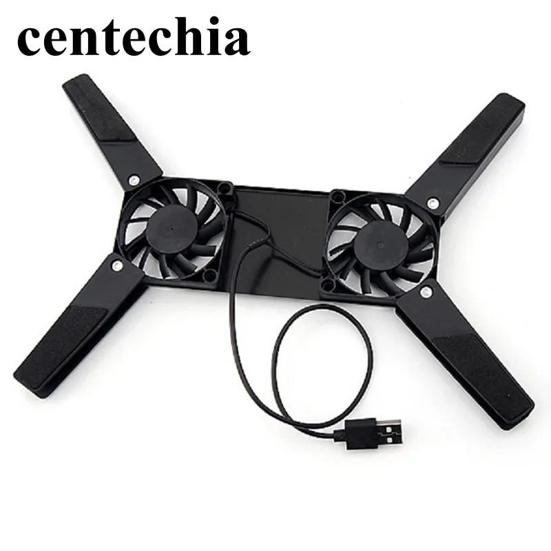 

Rotatable USB Fan Cooling Pad 2 Fans Cooler Notebook Cooler Computer Laptop Stand USB Fan For 10-17" PC Laptop PC Computer